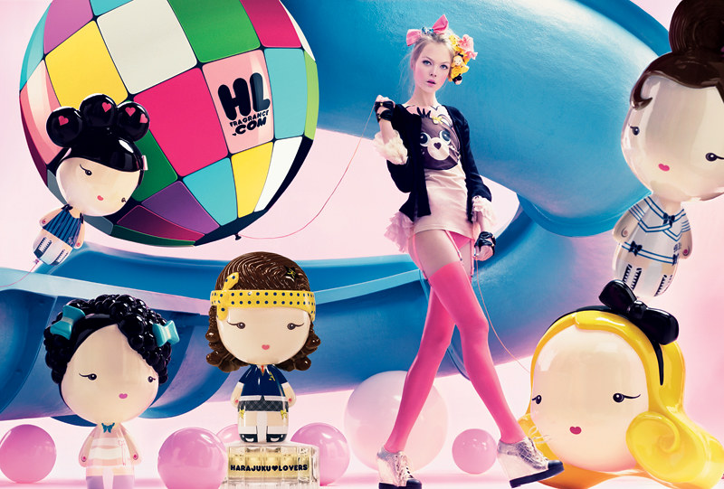 Stefani's 'Harajuku Lovers' fragrances. 